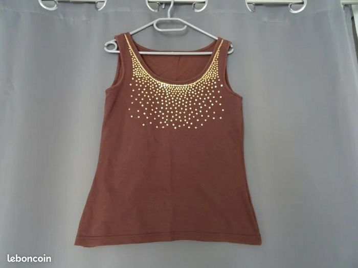 T-shirt sans manches taille 38 - photo numéro 7