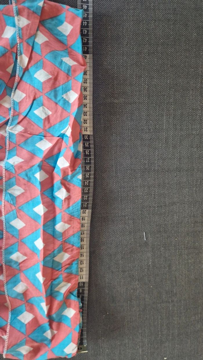 Robe bustier en coton motif ethnique casual - photo numéro 3