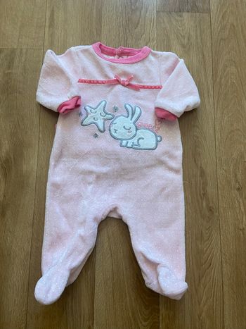 Pyjama velours fille 0M
