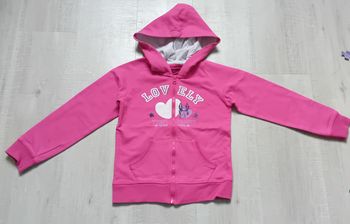 Veste à capuche Vynil fraise 10 ans 