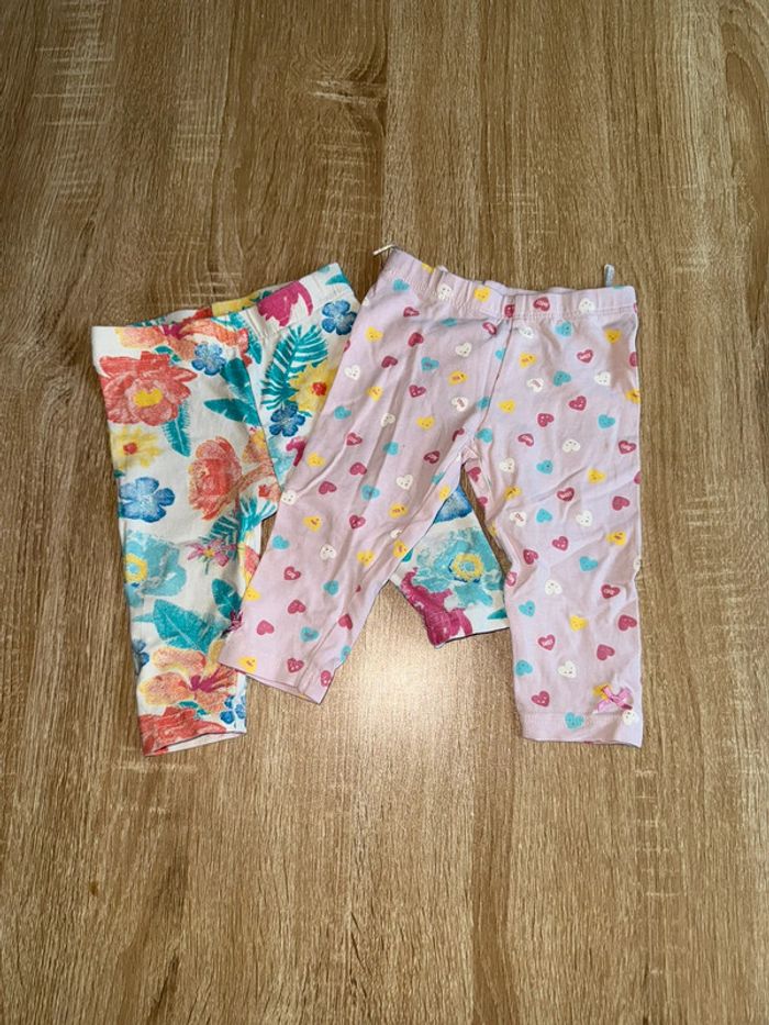 Lot de 2 leggings 9 mois