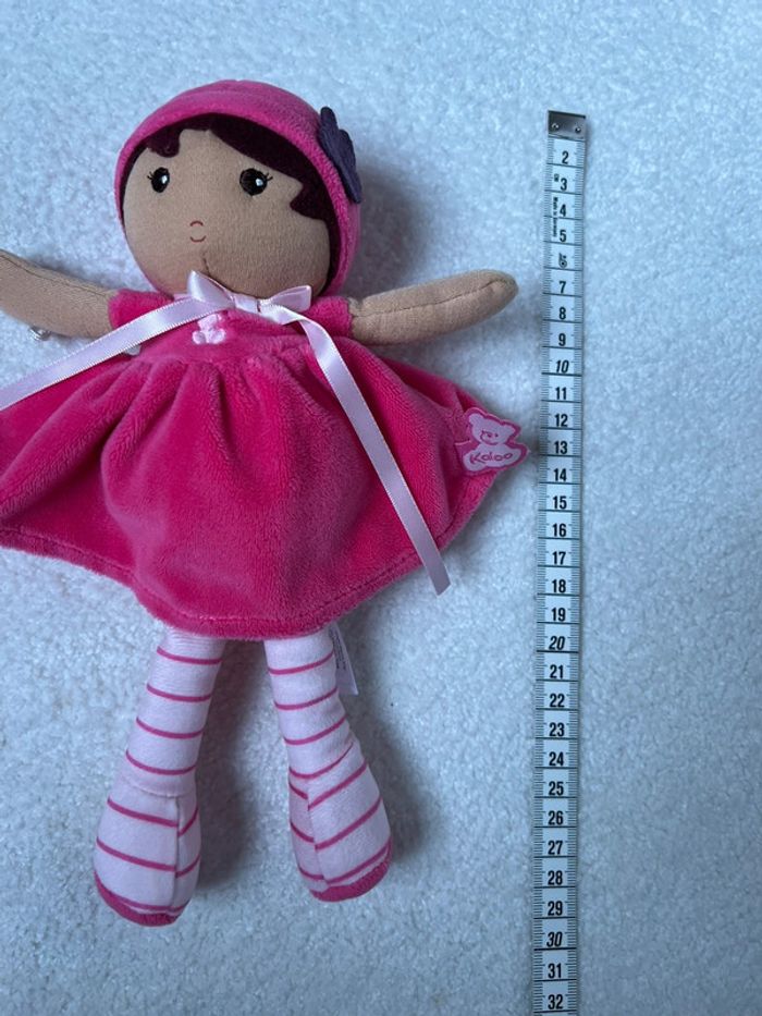 Peluche poupée Kaloo rose - photo numéro 3