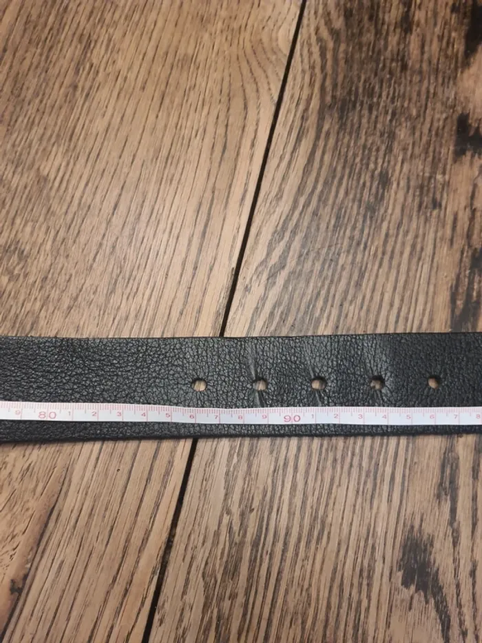 Ceinture homme Jack&Jones en cuir noir 85cm - photo numéro 18
