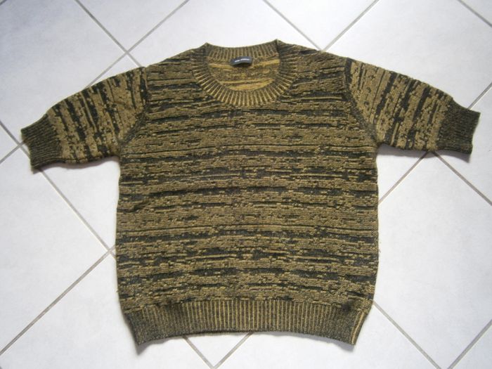 Pull MC chiné noir/jaune COP COPINE Taille M