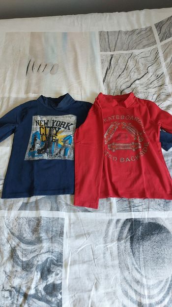 Tee shirt manche longue col montant