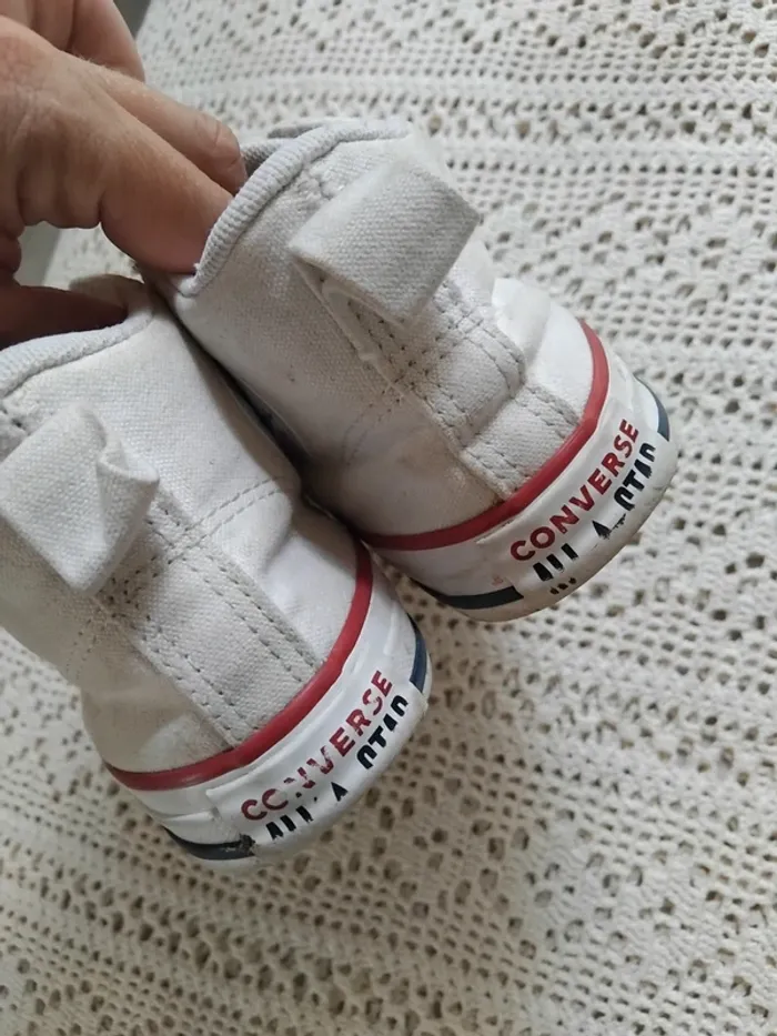 Converse blanche montante - photo numéro 3