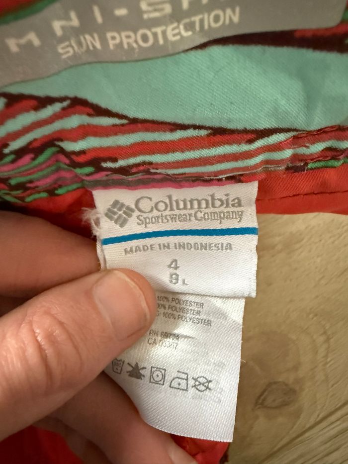 hort Columbia PFG – Corail & Motifs – Taille 34/36 S – Omni-Shade - photo numéro 5