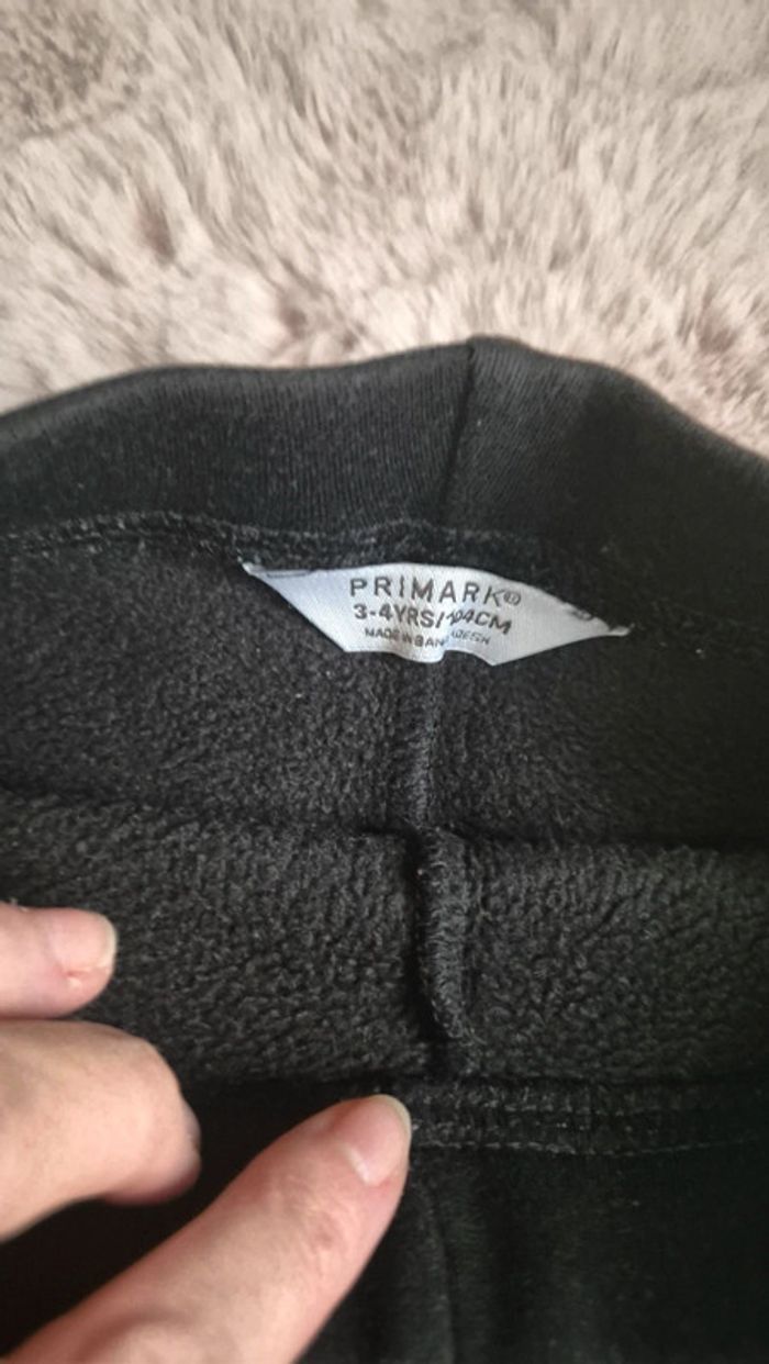 Legging thermique noir Primark 🌻 3 / 4 ans - photo numéro 2