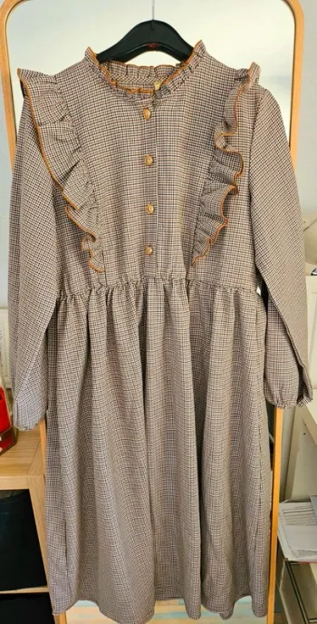 Tunique longue - robe imprimé froufrou neuve taille M/L