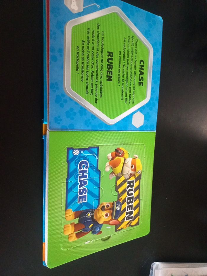 Livre puzzle paw patrol - photo numéro 4
