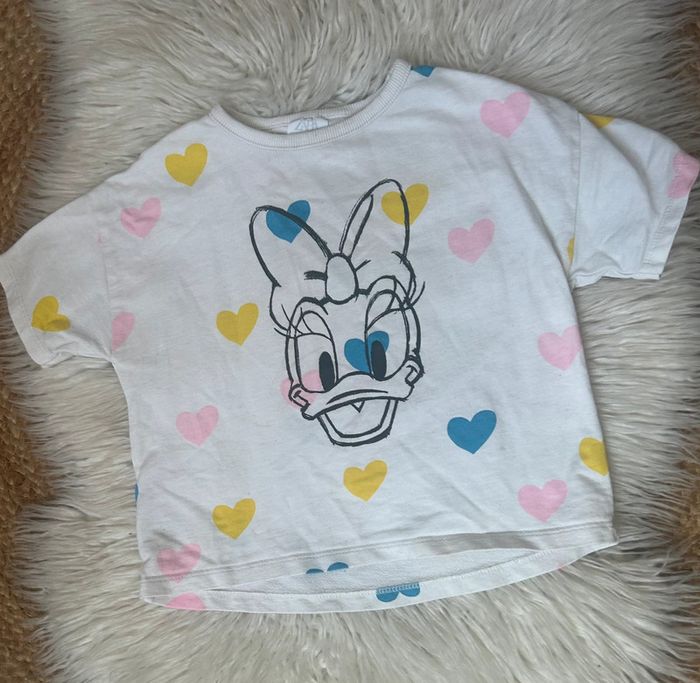 Fille 👧🏻 Tshirt mc zara disney daisy - 18/24 mois