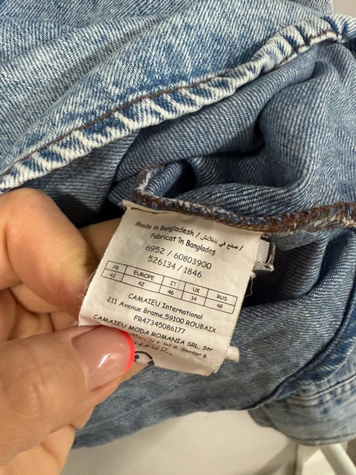 Veste en jeans longue taille 42 - photo numéro 3