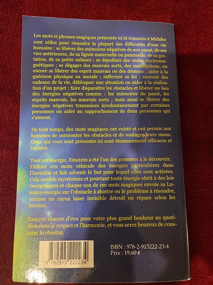 Livre développement personnel de Midaho 24 mots et phrases magiques - photo numéro 2