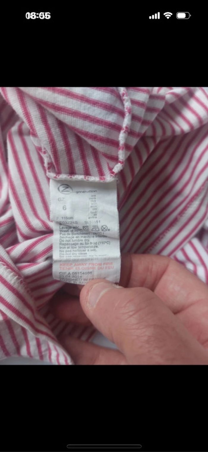 Tee shirt manches longues Lisa Rose taille 6 ans - photo numéro 4
