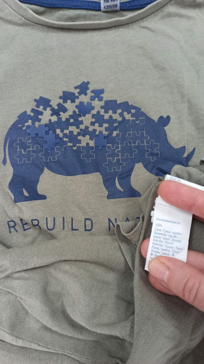 6 ans t-shirt rhinocéros okaidi - photo numéro 6