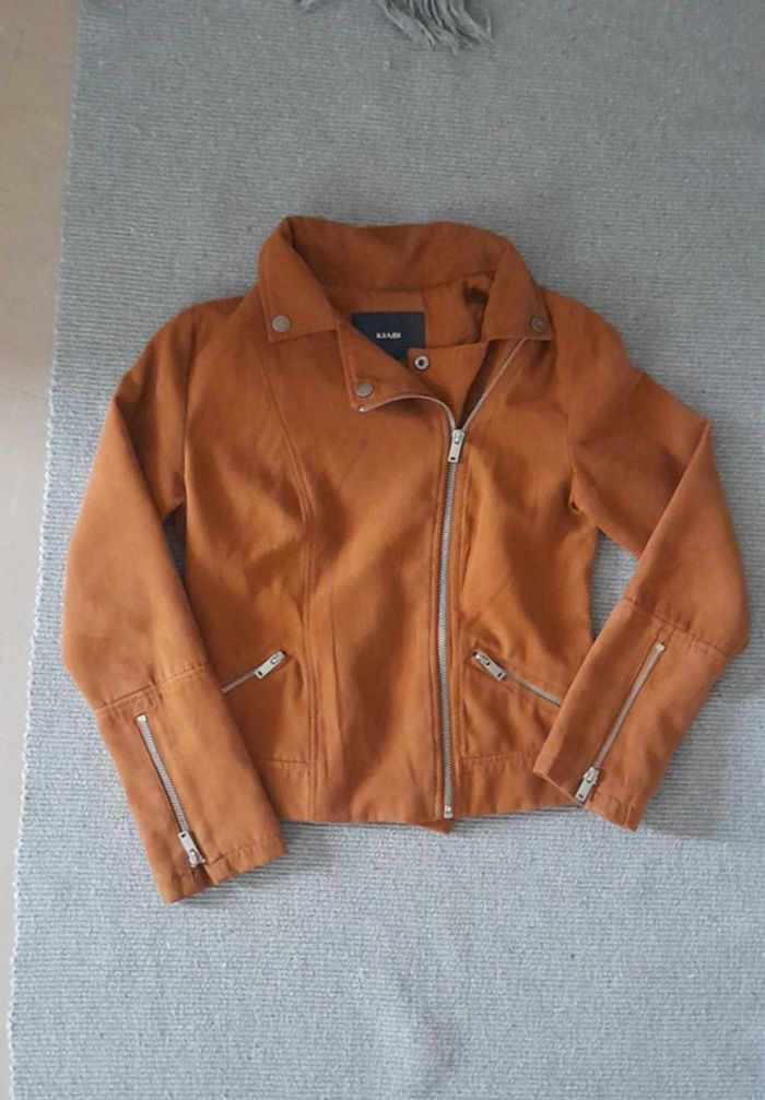 Veste blazer en suédine