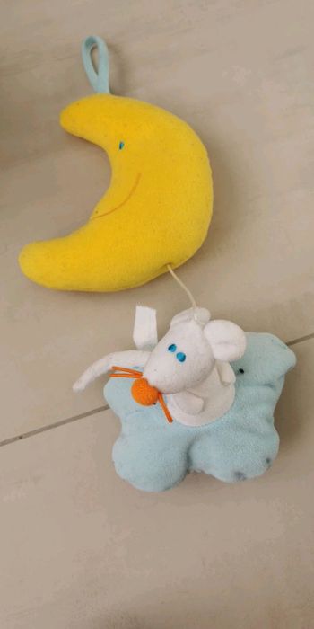 Boîte musicale lune et souris