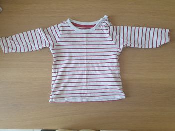 T-shirt fille manches longues 6 mois