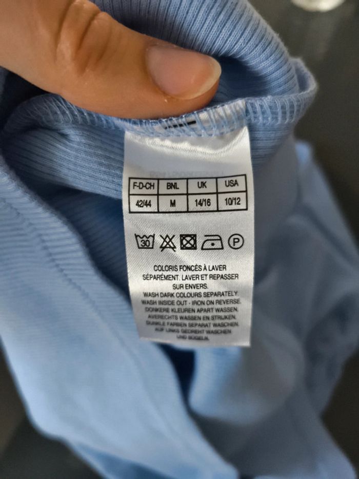 T-shirt Damart 42/44 bleu - photo numéro 9