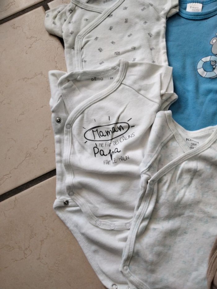 6 bodies manches courtes - photo numéro 2