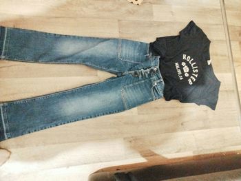 Lot femme jean Zadig et Voltaire et t-shirt Hollister 