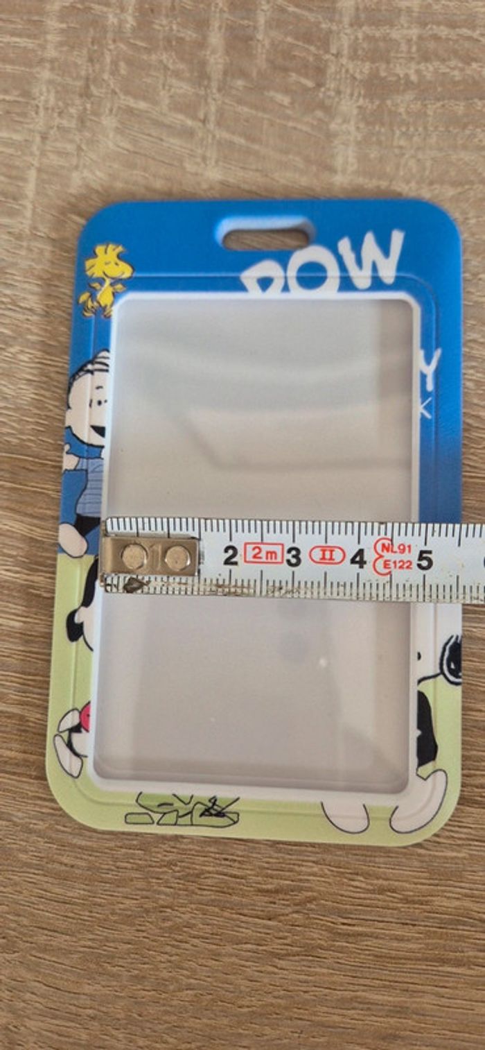 Porte carte d'identité Snoopy avec lanière fantaisie. - photo numéro 9