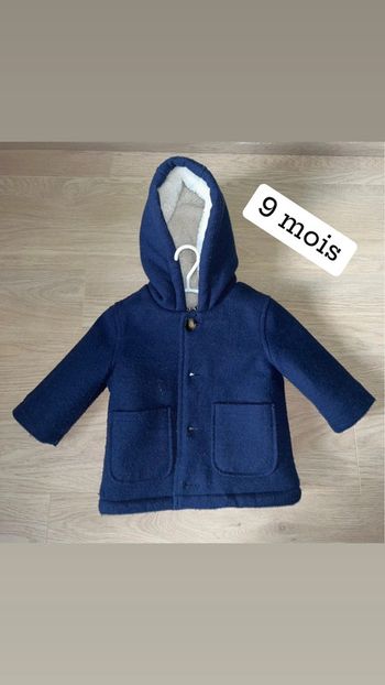 Manteau fourré bébé 9 mois
