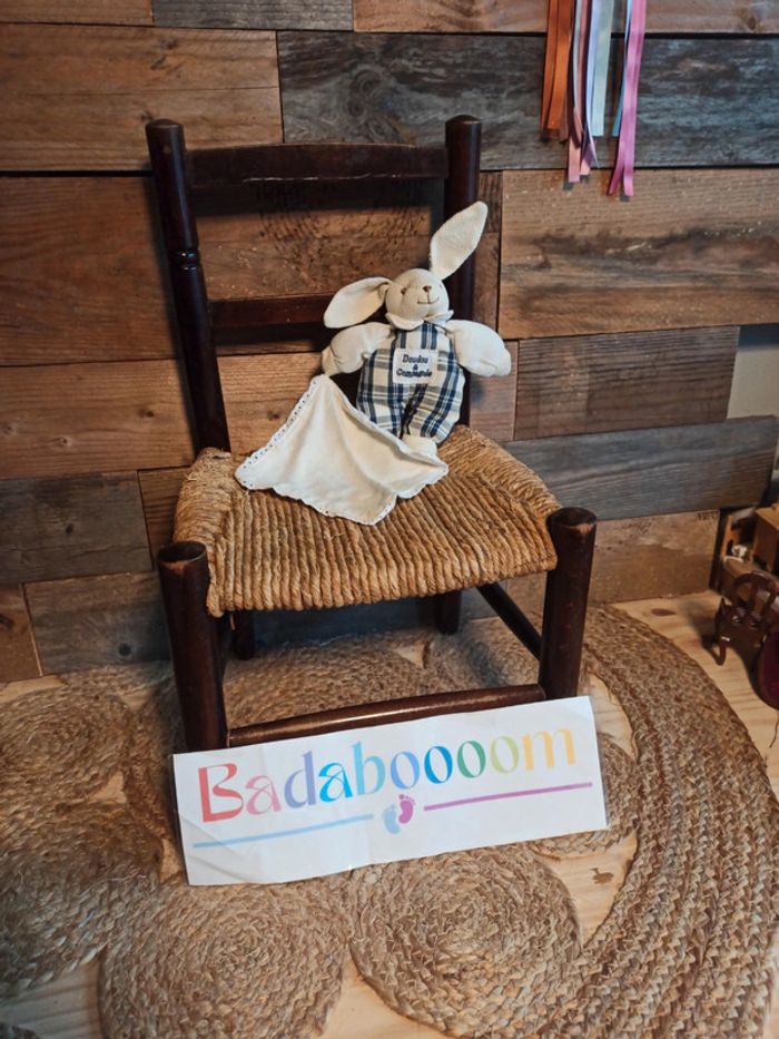 Doudou lapin vintage doudou et compagnie tbe