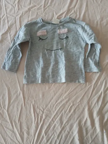 Tee-shirt manche longue 9-12 mois
