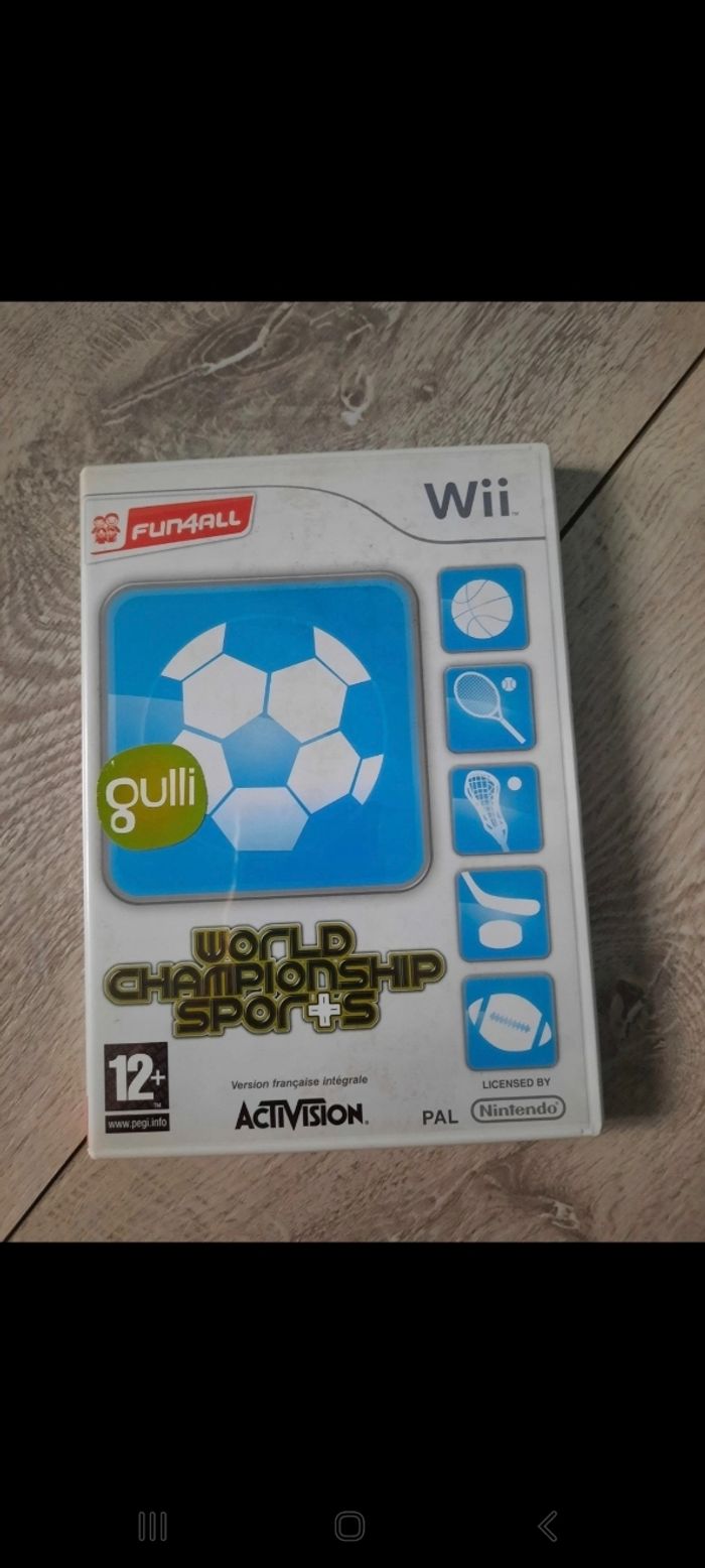 Jeu sur wii
