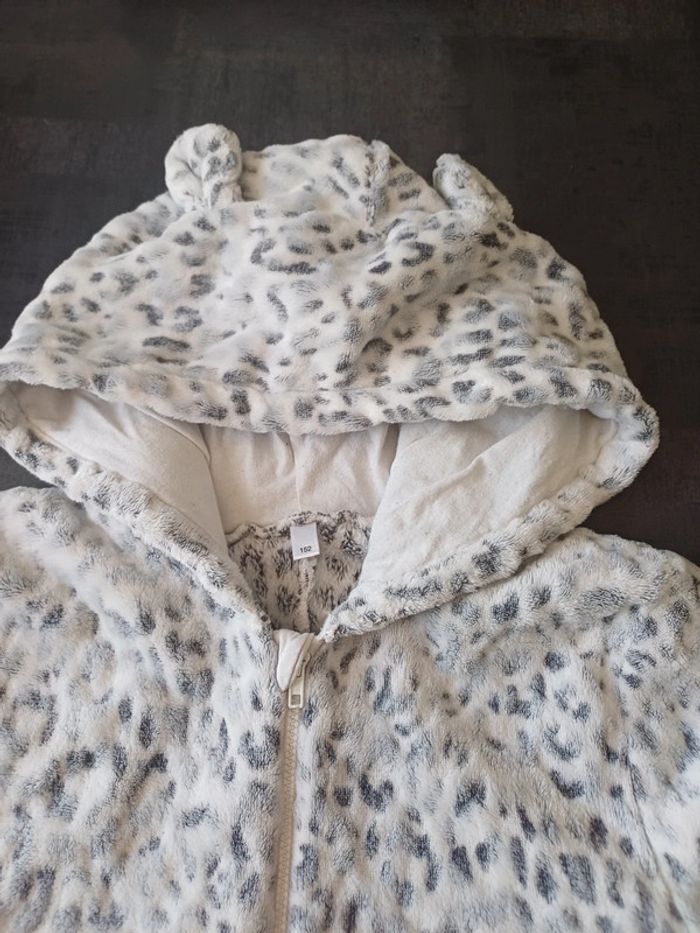 Combipyjama panthère blanc et noir - photo numéro 3