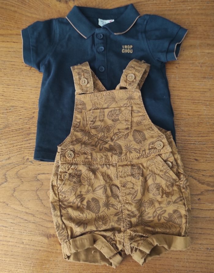 Ensemble polo salopette