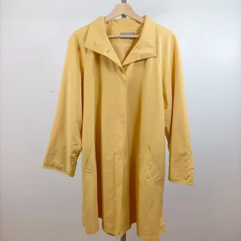 Trench jaune beurre jaune clair mi-saison – LibreCours – Taille 38 A743