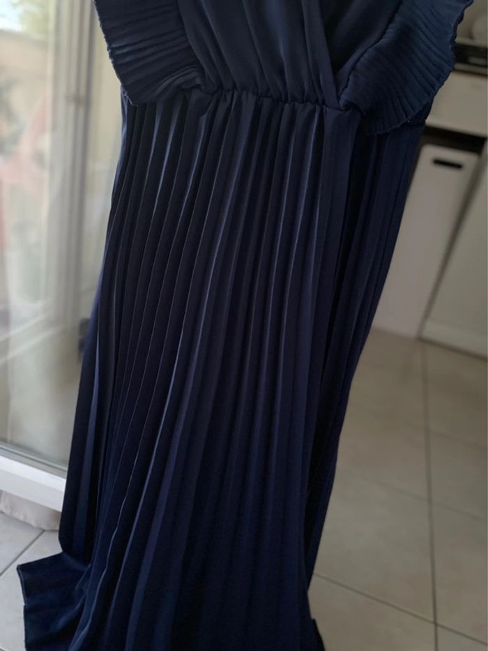 Robe bleu marine plissée 38 - photo numéro 6