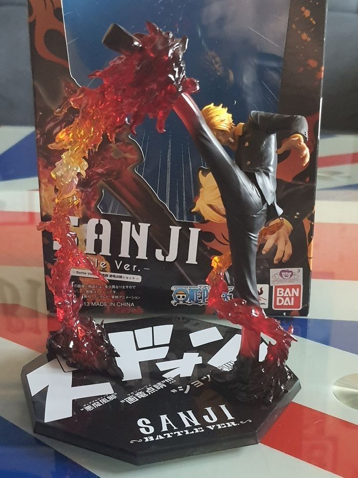 One Piece Figuarts Zero : Sanji Battle Version : Flambage Shot ! (Diable Jambe) - photo numéro 3