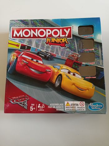 Monopoly junior cars 3 hasbro complet