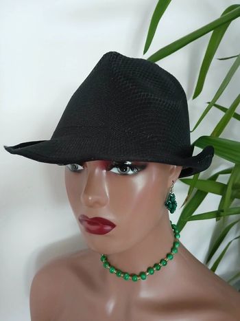 Chapeau Noire Neuf 🌿💝
