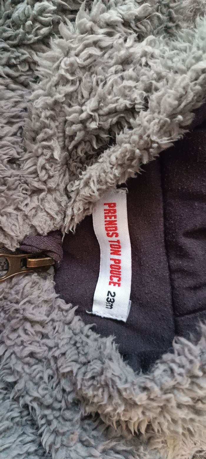 Gilet zippé 23 mois - photo numéro 2