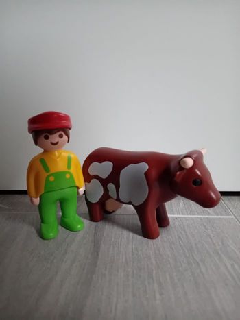 Playmobil 123 - 6972 ‐ Éleveur avec vache