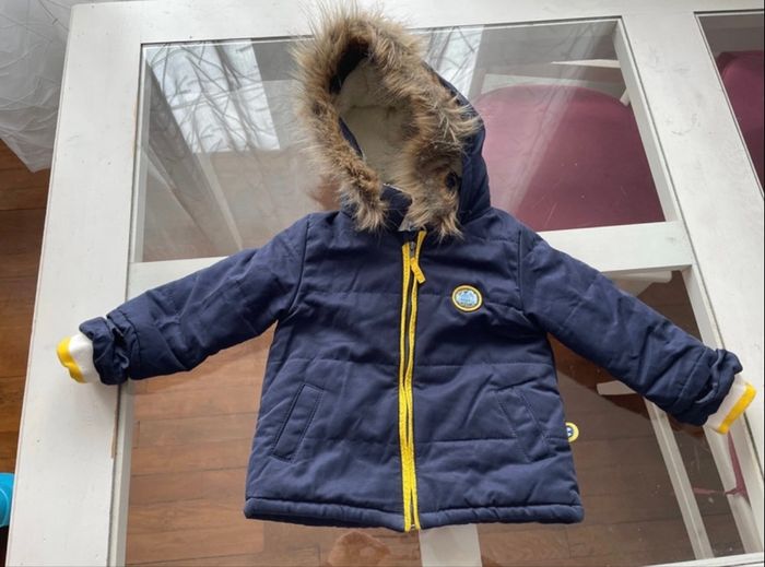 Manteau hiver chaud - taille 18 mois