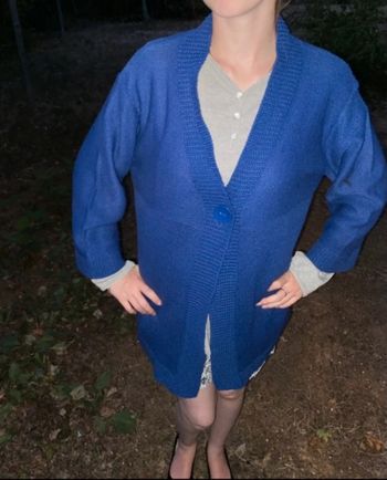 Gilet tout bleu