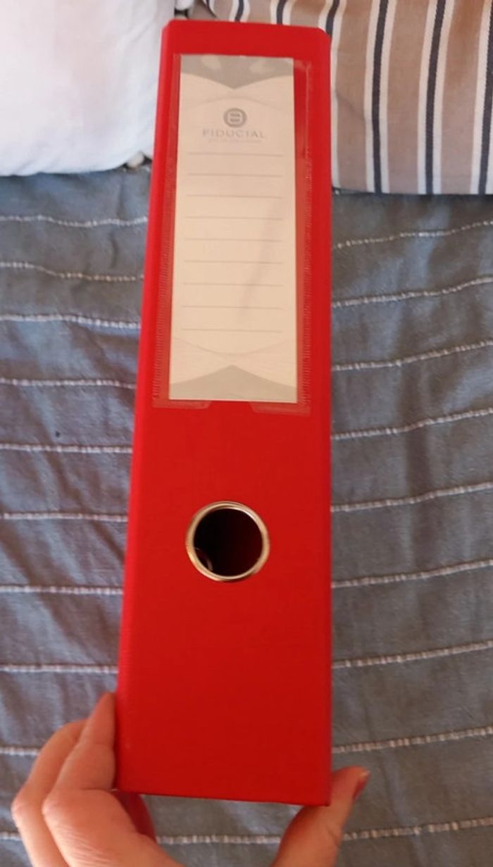 Classeur à Levier Rouge - photo numéro 3