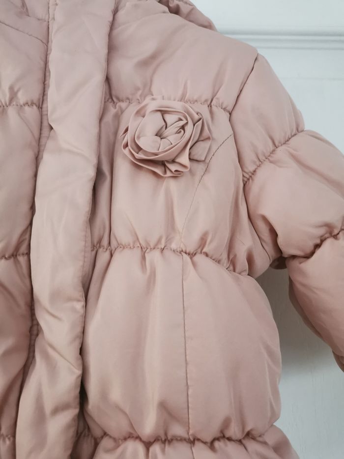 Doudoune rose 6/9mois Zara baby girl TBE - photo numéro 2