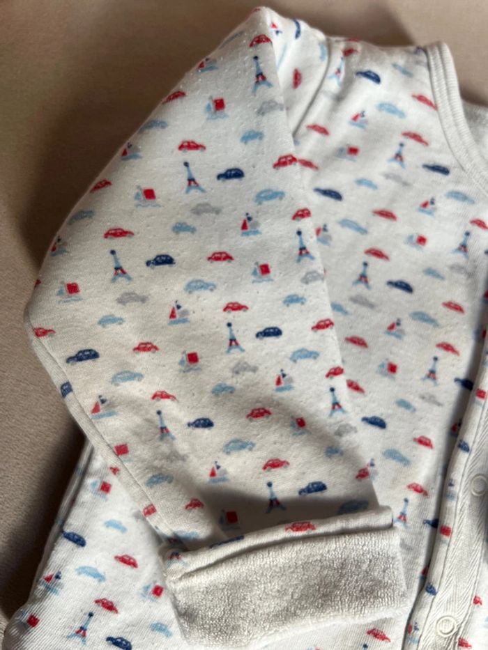 Gilet mixte doublé éponge à pressions 18 mois - Petit Bateau - photo numéro 5