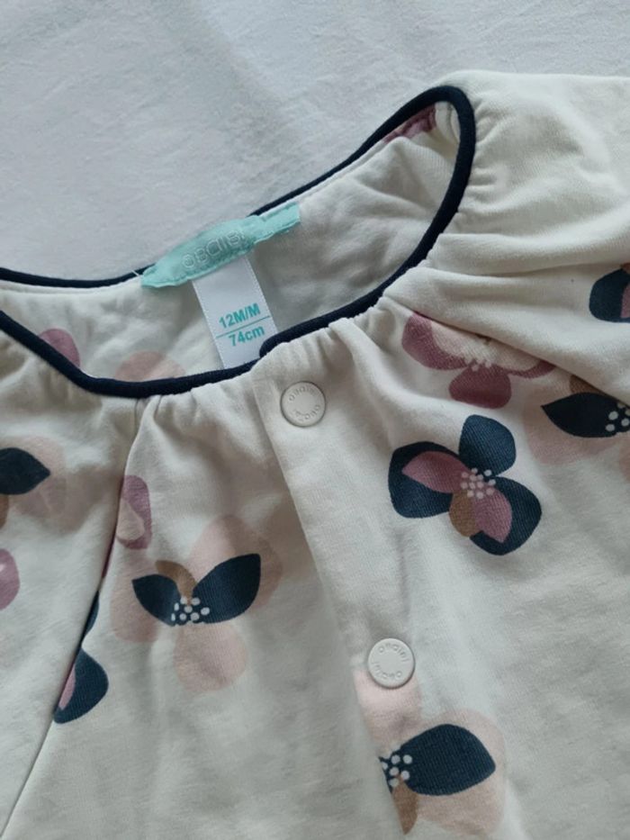 Veste bomber molletonnée Obaïbi 12 mois - photo numéro 2