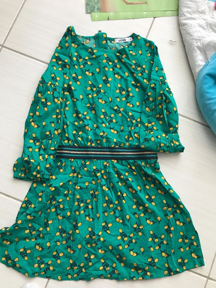 Robe légère verte gemo
