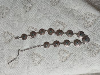 ceinture décorative - imitations de pierre turquoise