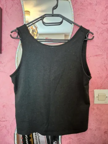 T-shirt noir Shein