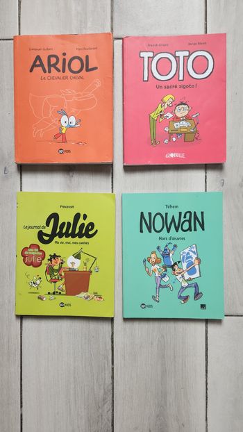 Lot de 4 livres pour enfants 