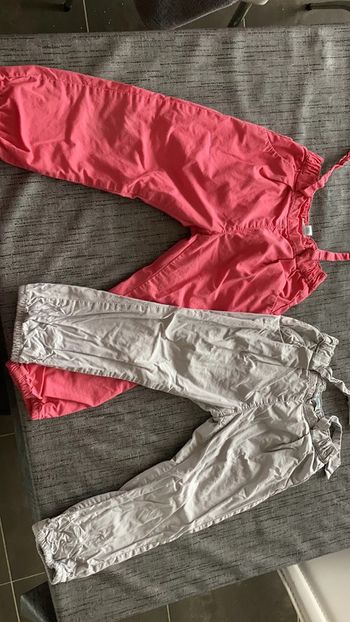 Lot deux pantalons doublé chaud